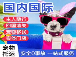 牡丹江海浪机场快运国际宠物托运 【国